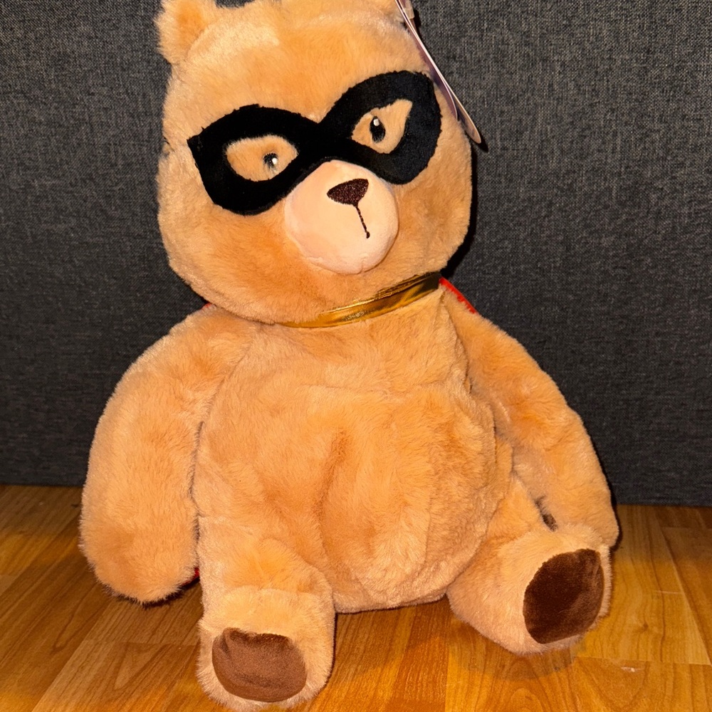 Gigglescape‎ plush bear superhero costume NWT Halloween Toddler toy gift
